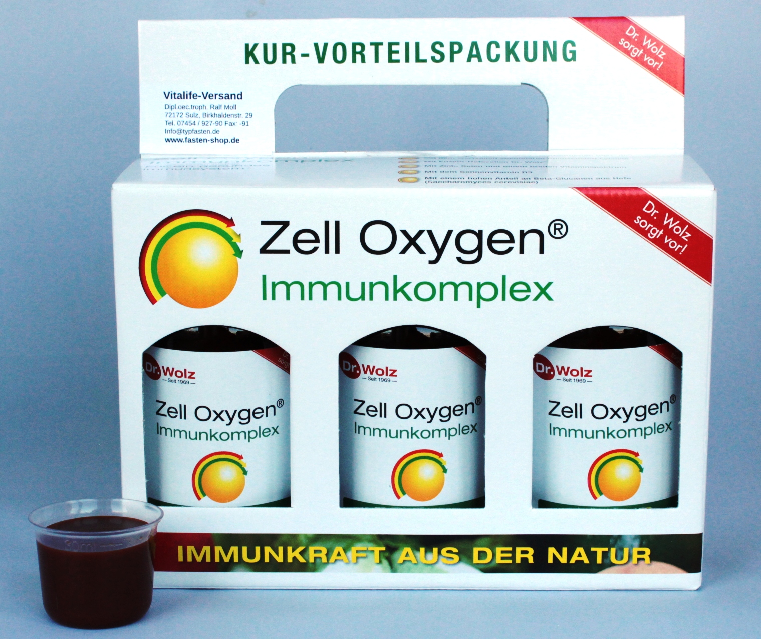 Aktion: Immun-Komplex von Dr. Wolz "3 x 250 ml"