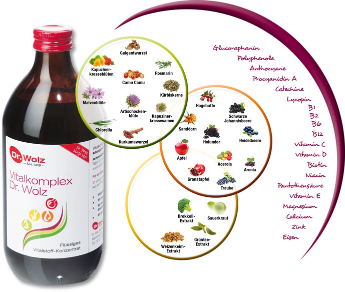 Vitalkomplex von Dr. Wolz, 500 ml