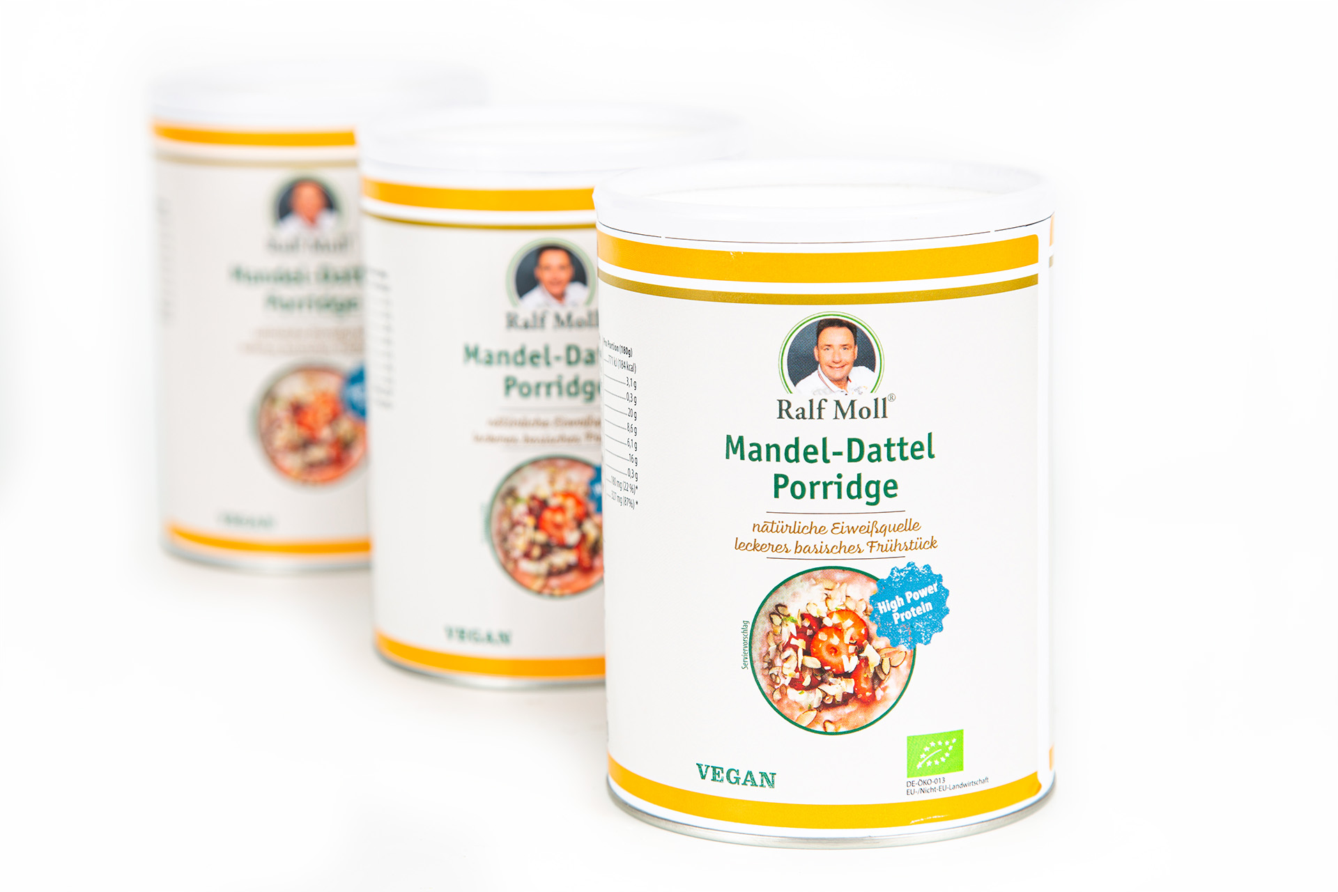 Mandel-Dattel-Porridge - die knusprig-leckere Eiweißpower für dein basisches Frühstück von Ralf Moll | 450 g