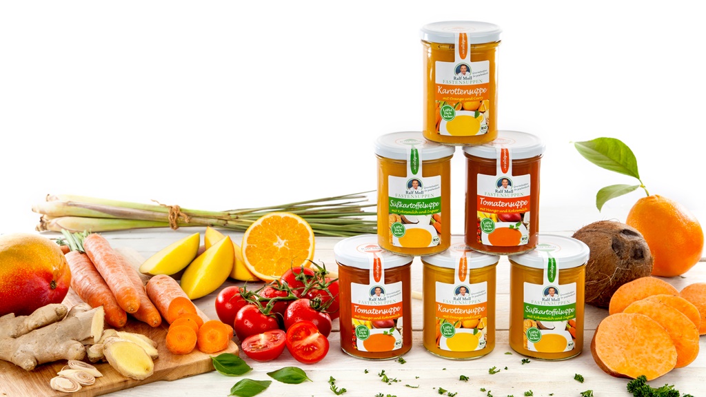 Aktion: 6 x Bio-Fastensuppen im 380 ml Glas - Löffel Dich lecker