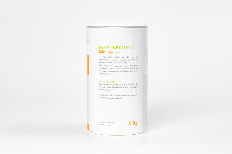 Kürbis Glück - die cremige basische Bio-Fastenbrühe von Ralf Moll | 250 g Pulver