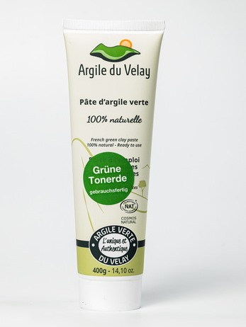 Grüne Tonerde von L'Argile verte du Velay, 400 g Tube