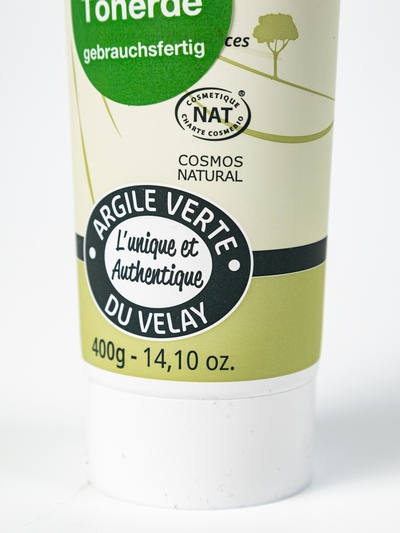 Grüne Tonerde von L'Argile verte du Velay, 400 g Tube