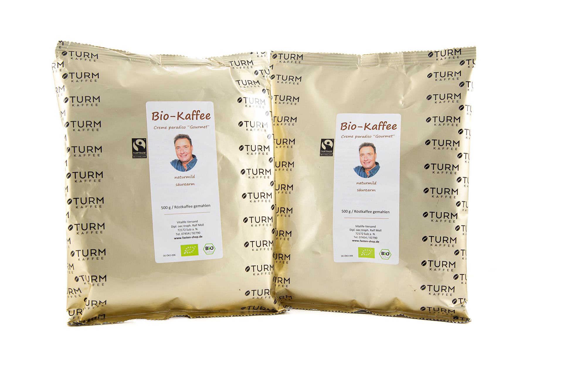 Aktion: Säurearmer BIO Gourmet-Kaffee, gemahlen, "creme paradiso", Aktion: 10+1 !