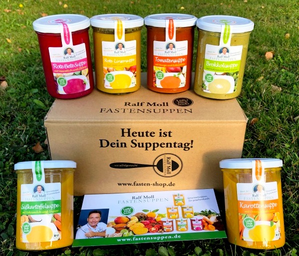 Aktion: 6 x Bio-Fastensuppen im 380 ml Glas - Löffel Dich lecker
