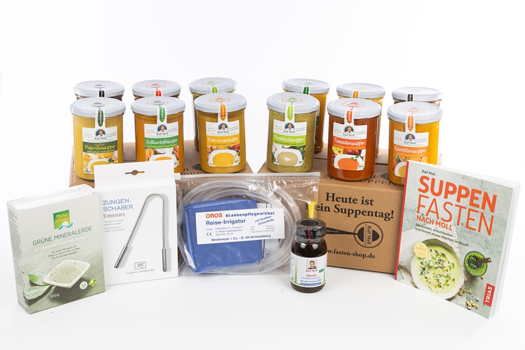 Aktion: Suppenfasten-Box original von Ralf Moll, 19 Artikel