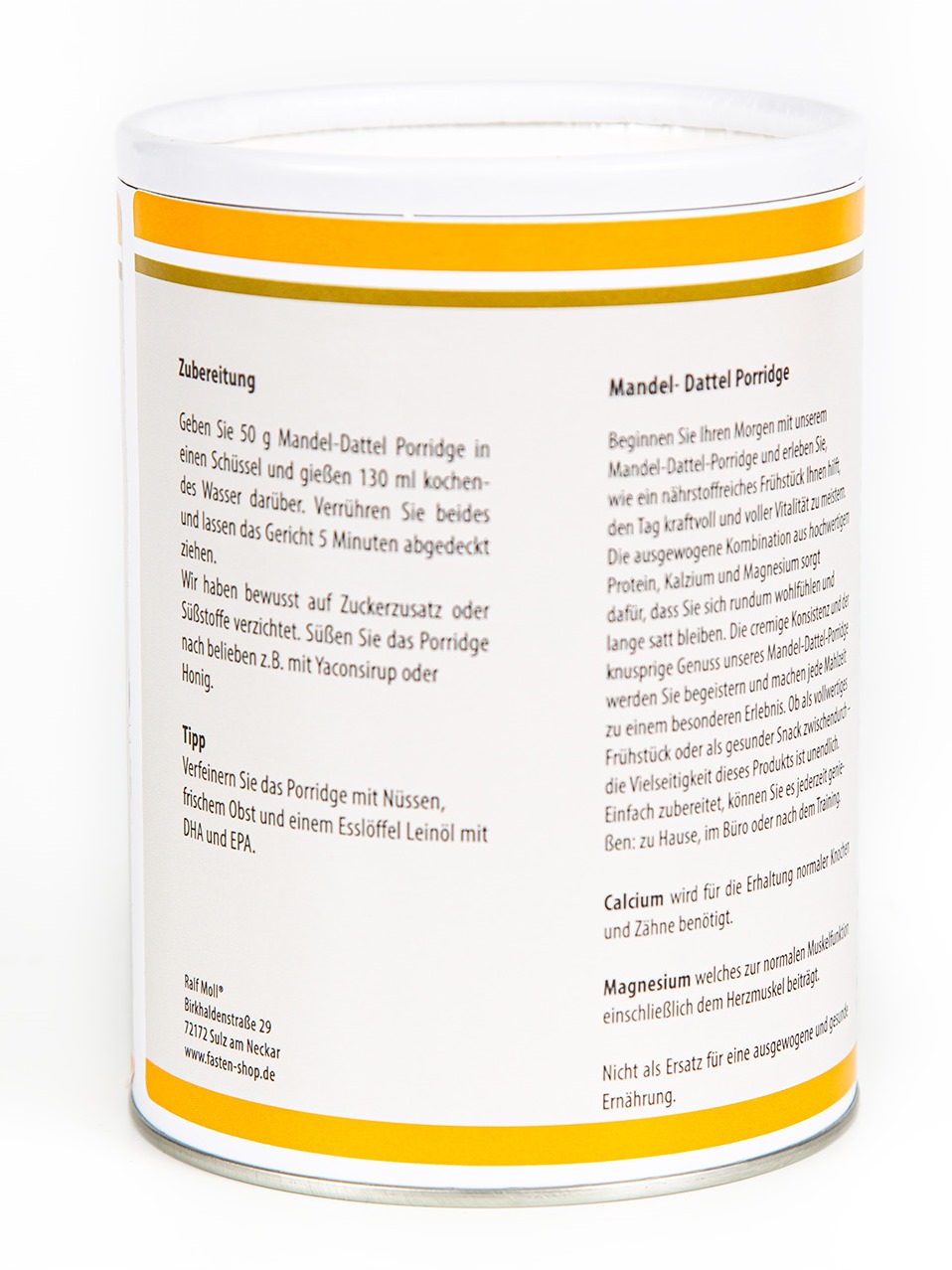 Aktion Schlankmacher Eiweißset mit Eiweißshake, Amino-8-Energy, Mandel-Dattel-Porridge | 3 Artikel