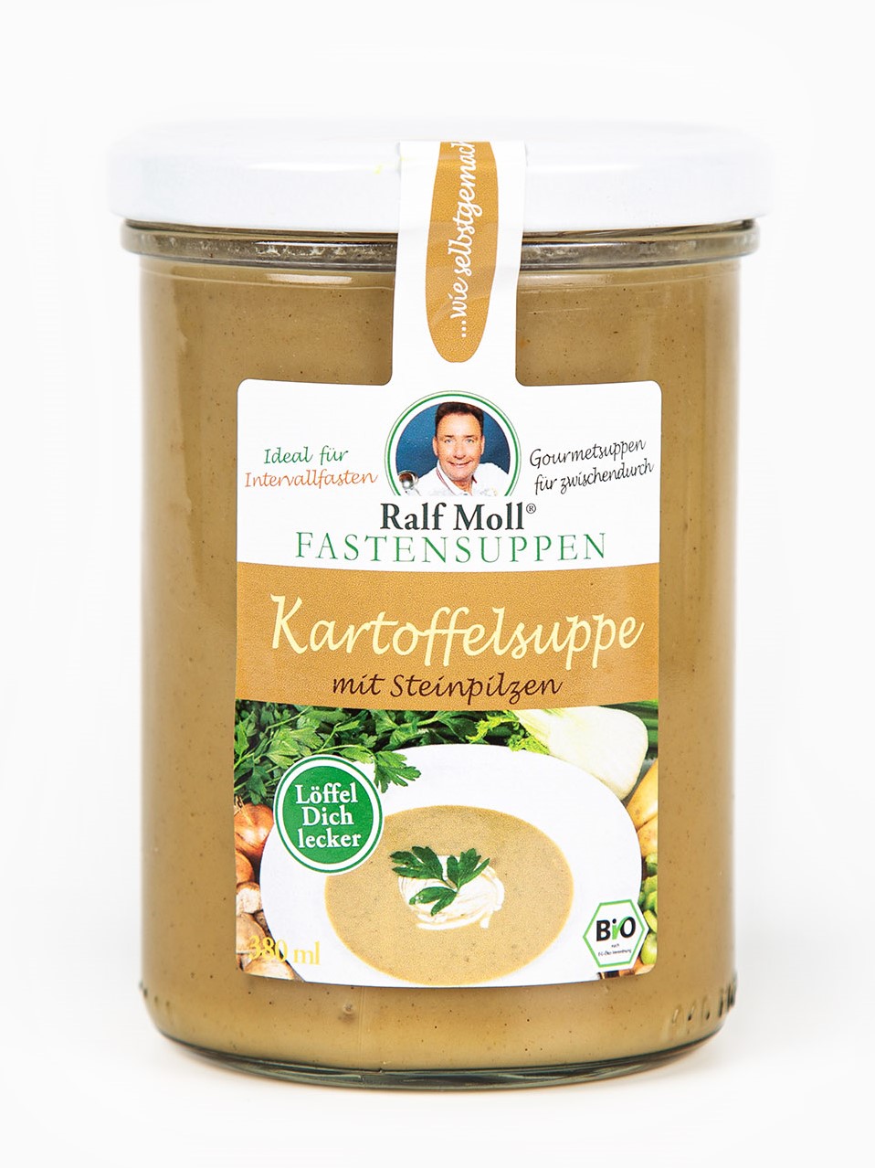 Aktion: 6 x Bio-Fastensuppen im 380 ml Glas - Löffel Dich lecker