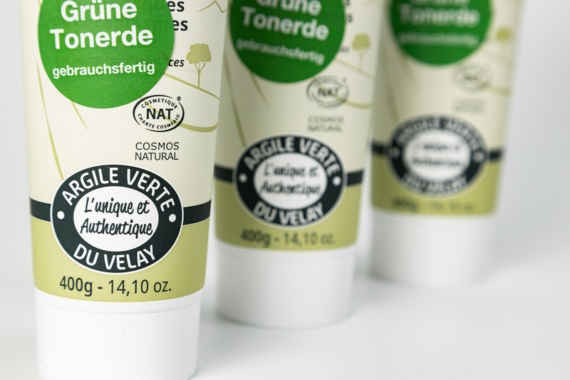 Grüne Tonerde von L'Argile verte du Velay, 400 g Tube