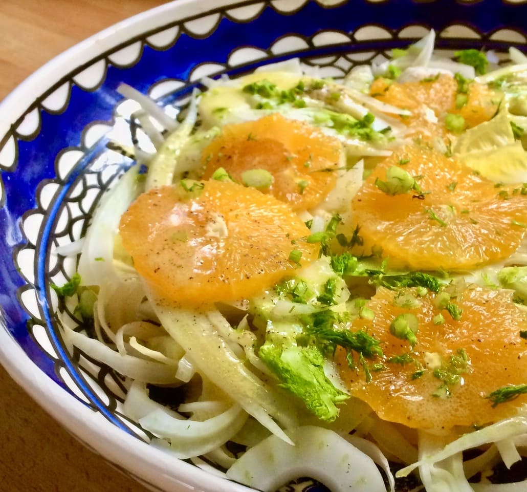 Chicoréesalat mit Fenchel und Orange