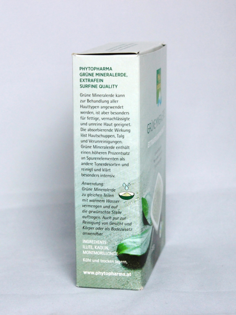 Grüne Tonerde, 300 g Pulver extrafein