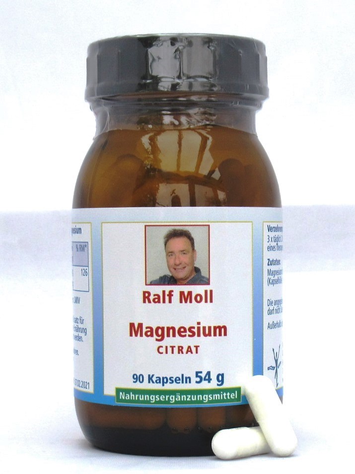 Magnesiumcitrat, 90 Kaps., 54 g