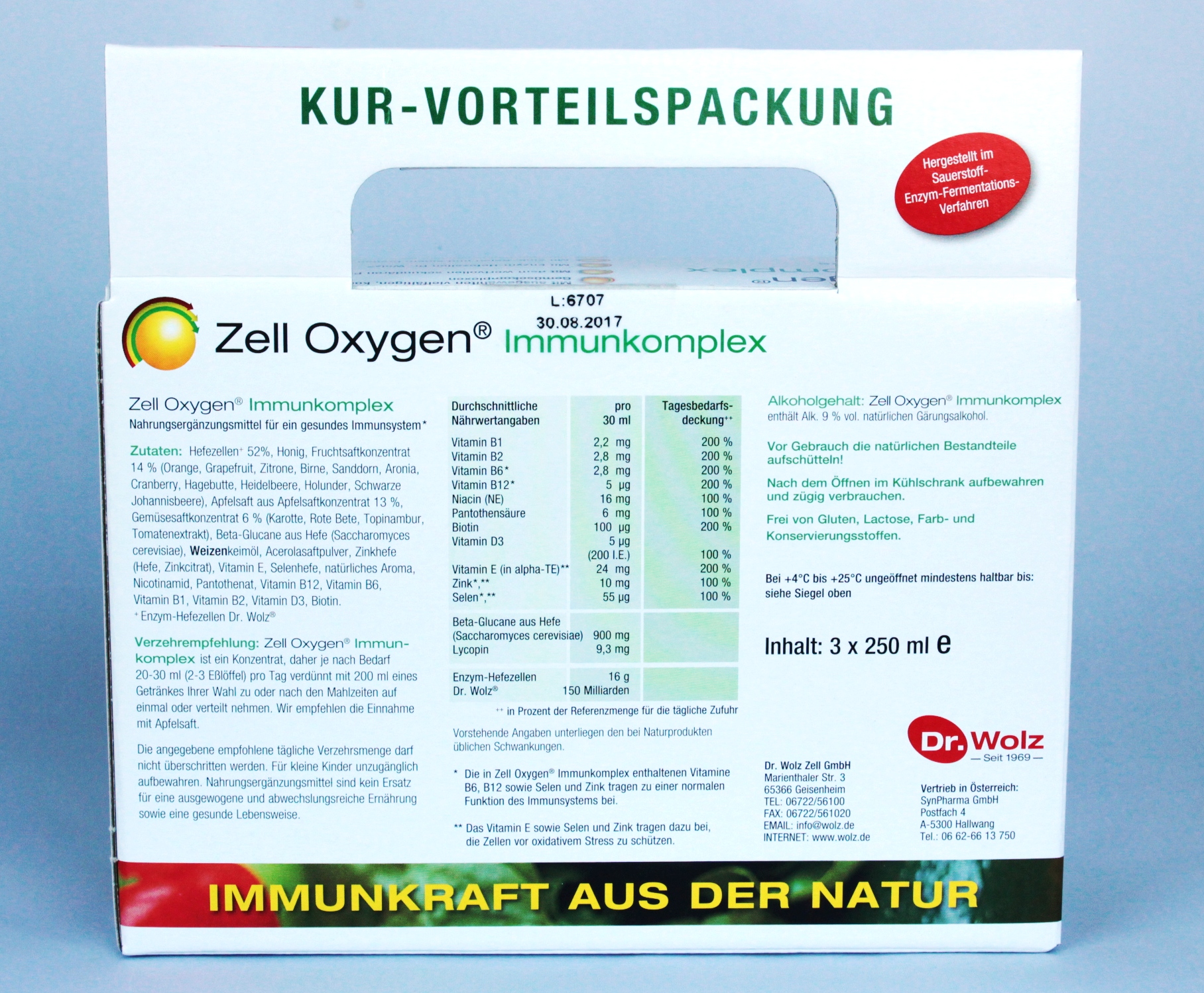 Aktion: Immun-Komplex von Dr. Wolz "3 x 250 ml"