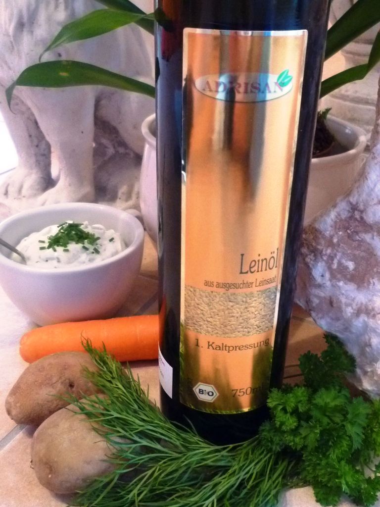 Bio-Leinöl, 750 ml natives Speiseöl aus 1. Kaltpressung