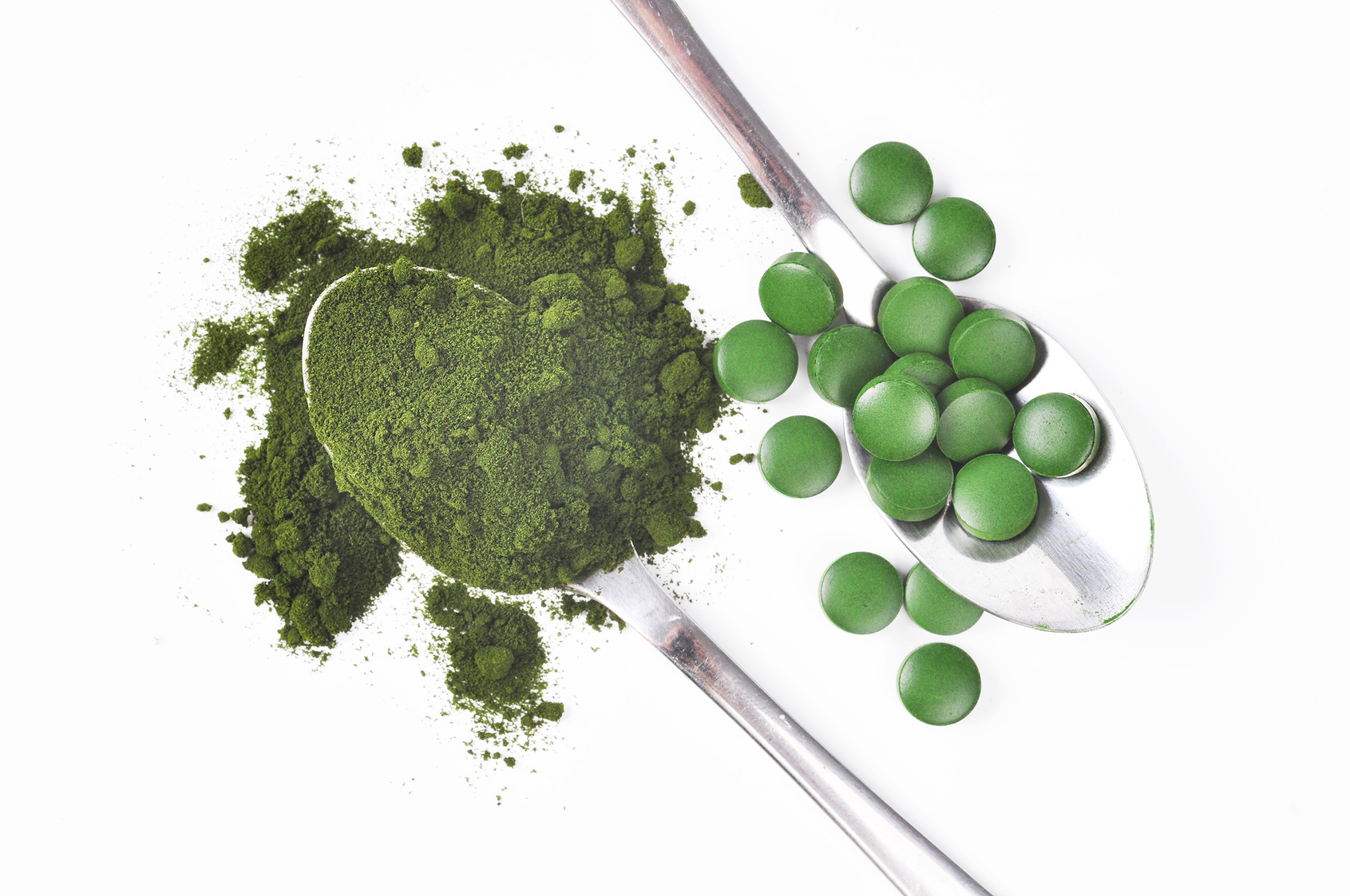 Chlorella-Algen vulgaris, 180g, 720 Presslinge