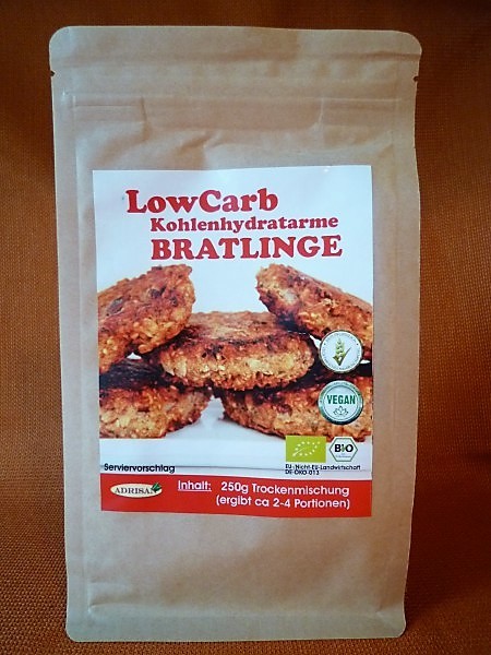 Bratlinge, Low-Carb Fertigmischung, 250 g