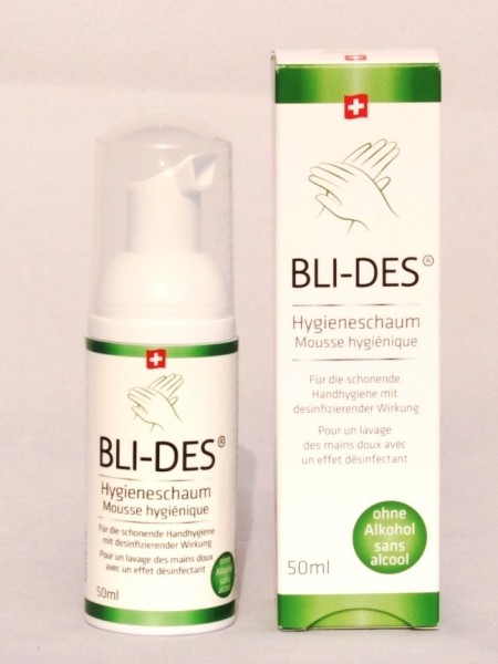 BLI-DES 50ml Hygieneschaum Handyhygiene mit desinfizierender Wirkung