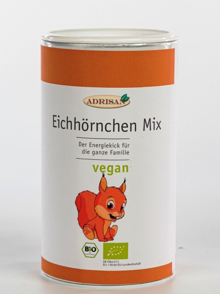 Bio-Eichhörnchen Mix, 250 g Dose